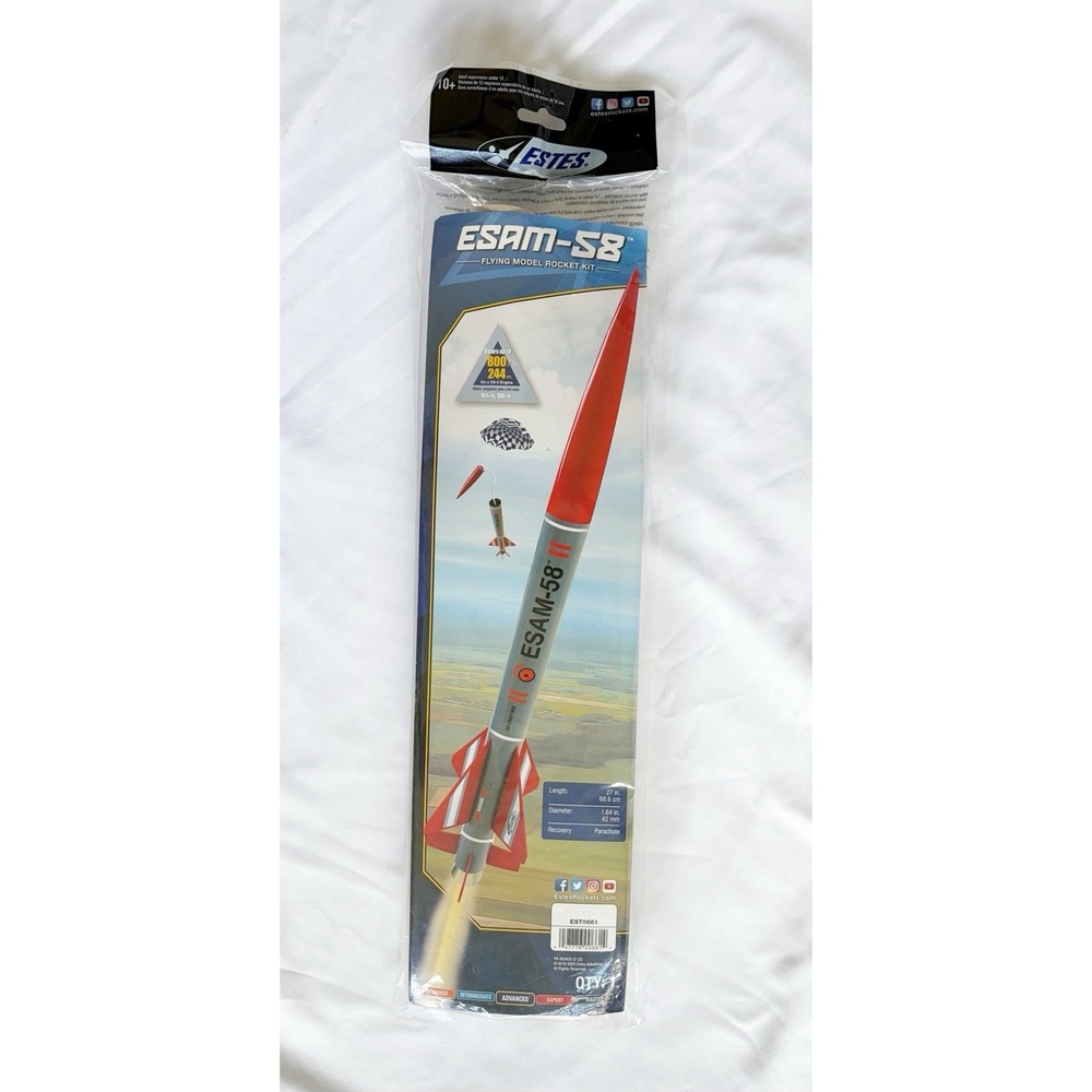 Estes ESAM-58 Flying Model Rocket Kit #EST661 New